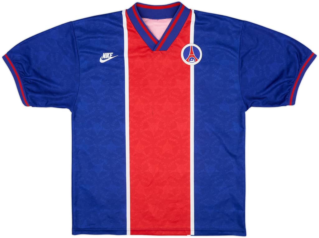 1995-96 Paris Saint-Germain Player Issue Home Shirt - 8/10 - (L)