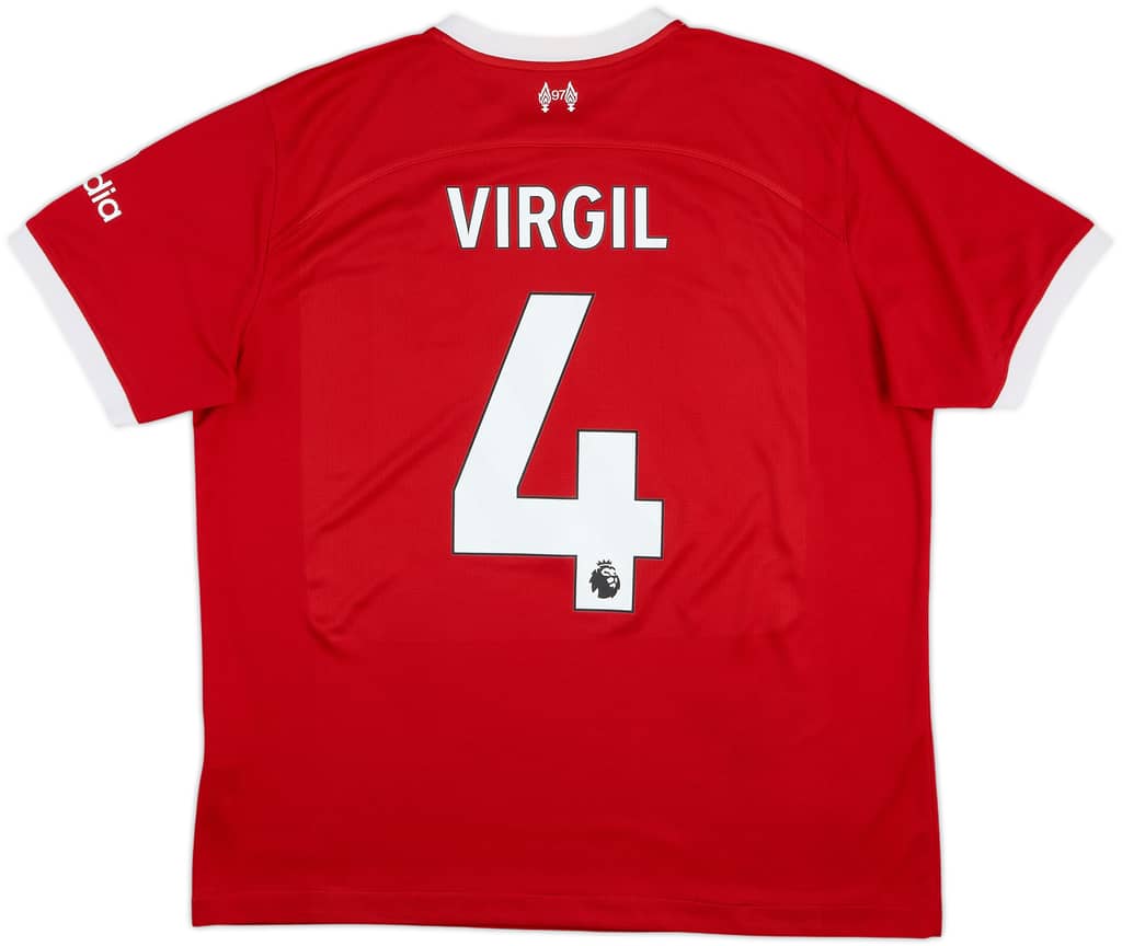 2023-24 Liverpool Home Shirt Virgil #4