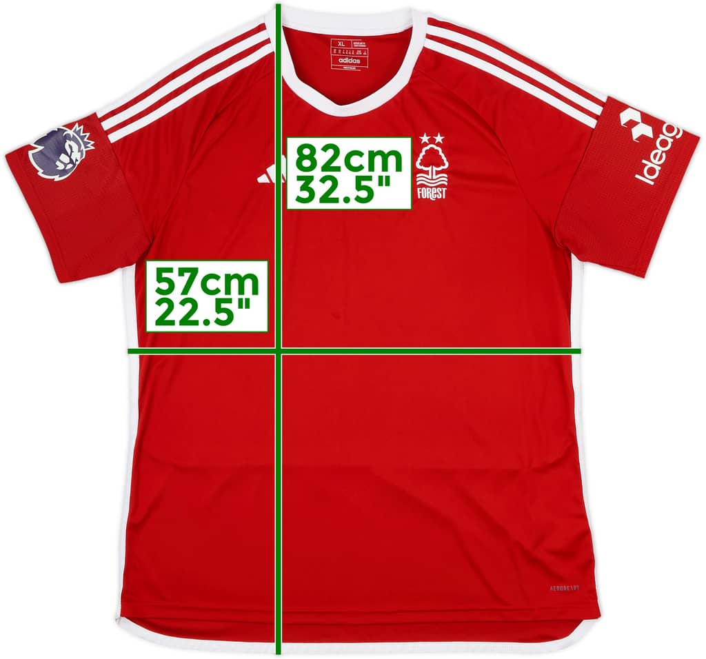 2023-24 Nottingham Forest Home Shirt - 9/10 - (M)