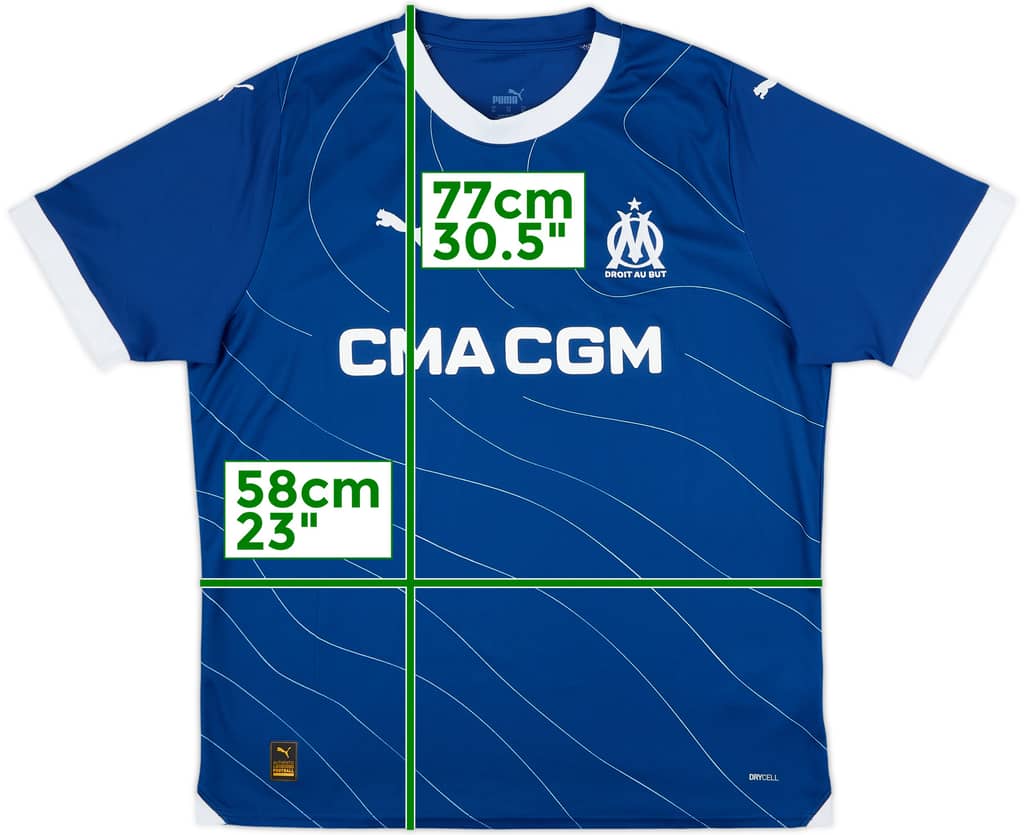 2023-24 Olympique Marseille Away Shirt - 10/10 - (XL)