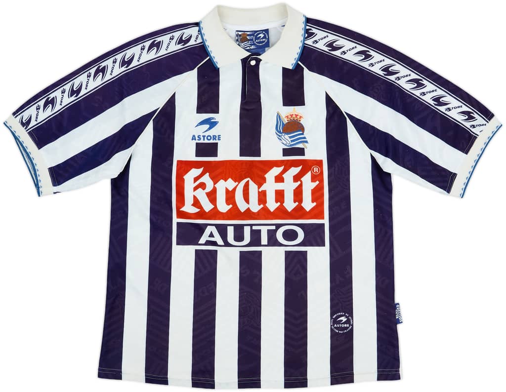 1996-98 Real Sociedad Home Shirt - 8/10 - (M)