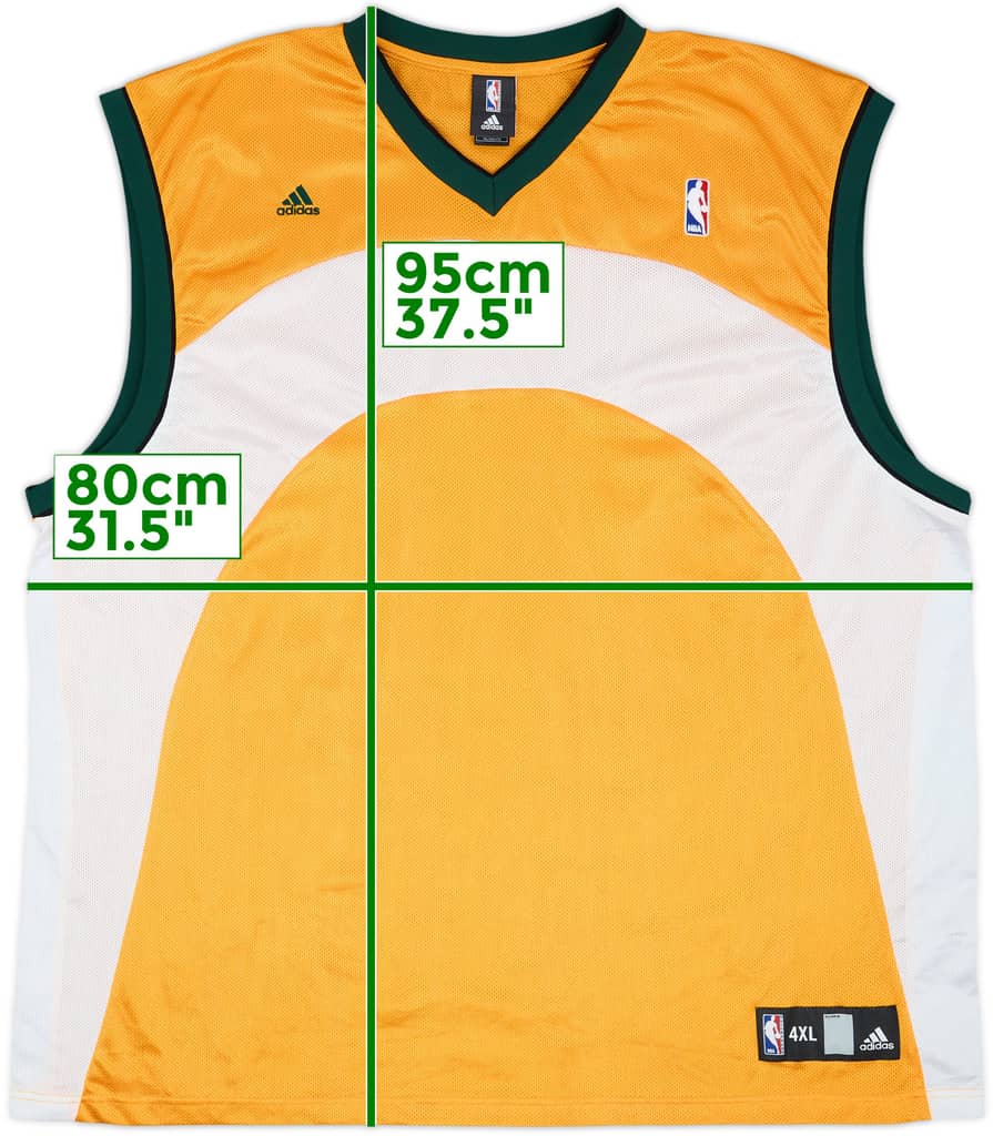 2006-08 Seattle SuperSonics adidas Alternate Jersey - 10/10 - (4XL)