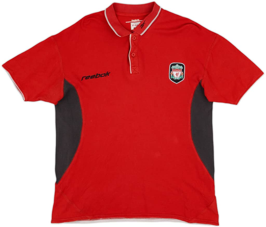 2002-03 Liverpool Reebok Polo Shirt - 9/10 - (M)