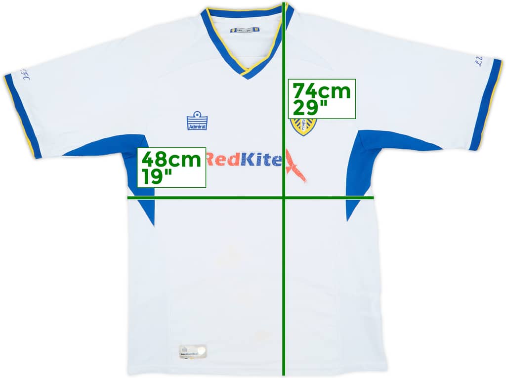 2007-08 Leeds United Home Shirt - 4/10 - (M)