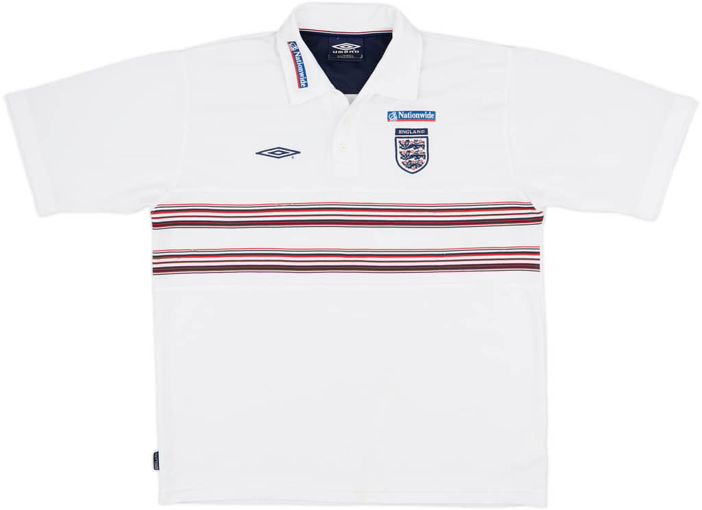 2004-05 England Umbro Polo Shirt - 7/10 - (XL)