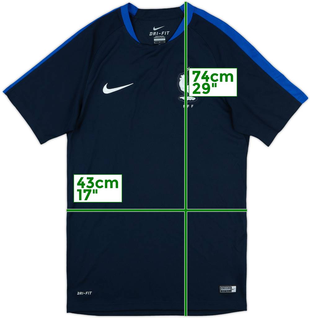 2016-17 France Nike Training Shirt - 9/10 - (S)