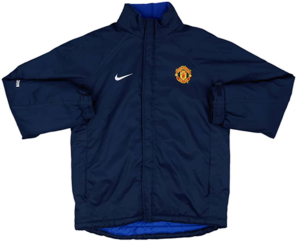 2003-04 Manchester United Nike Padded Bench Coat - 10/10 - (L)