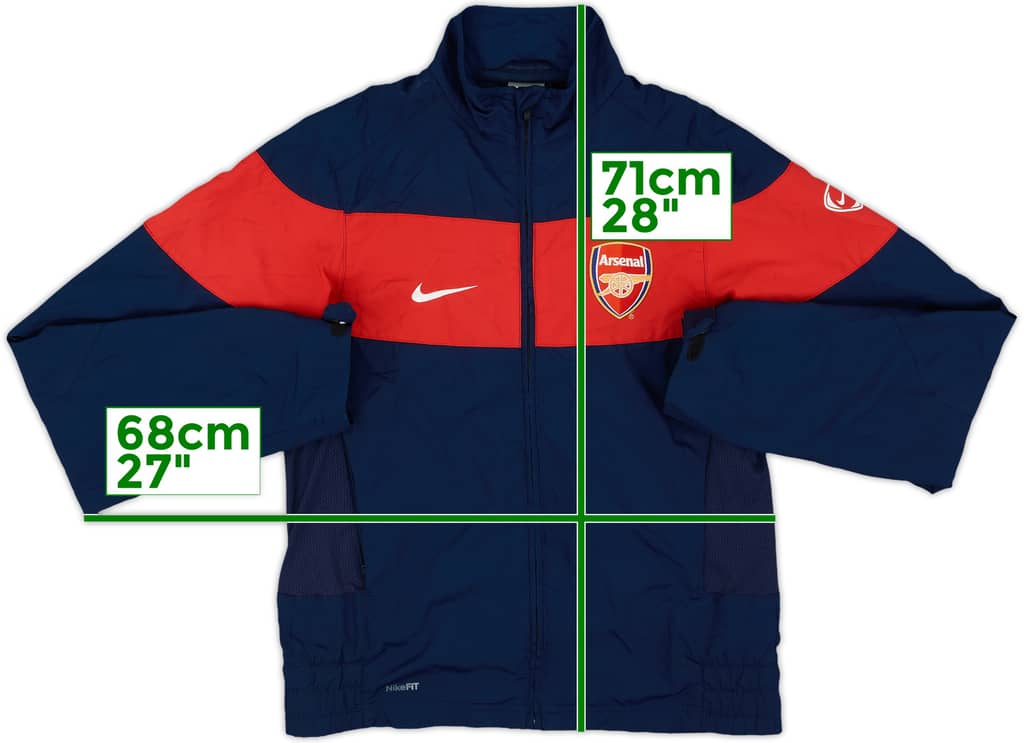 2009-10 Arsenal Nike Track Jacket - 9/10 - (S)