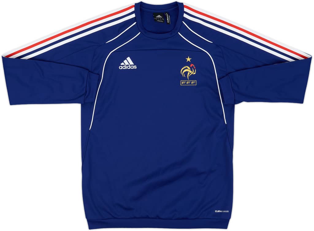 2009-10 France adidas Sweat Top - 9/10 - (M)