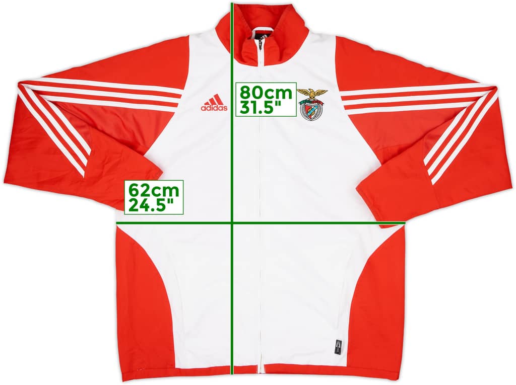 2003-04 Benfica adidas Track Jacket - 8/10 - (L)