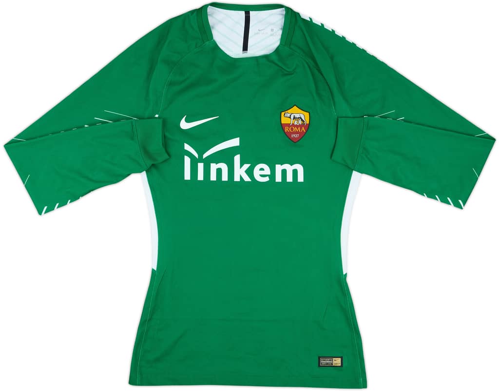 2017-18 Roma Match Issue GK Shirt #23