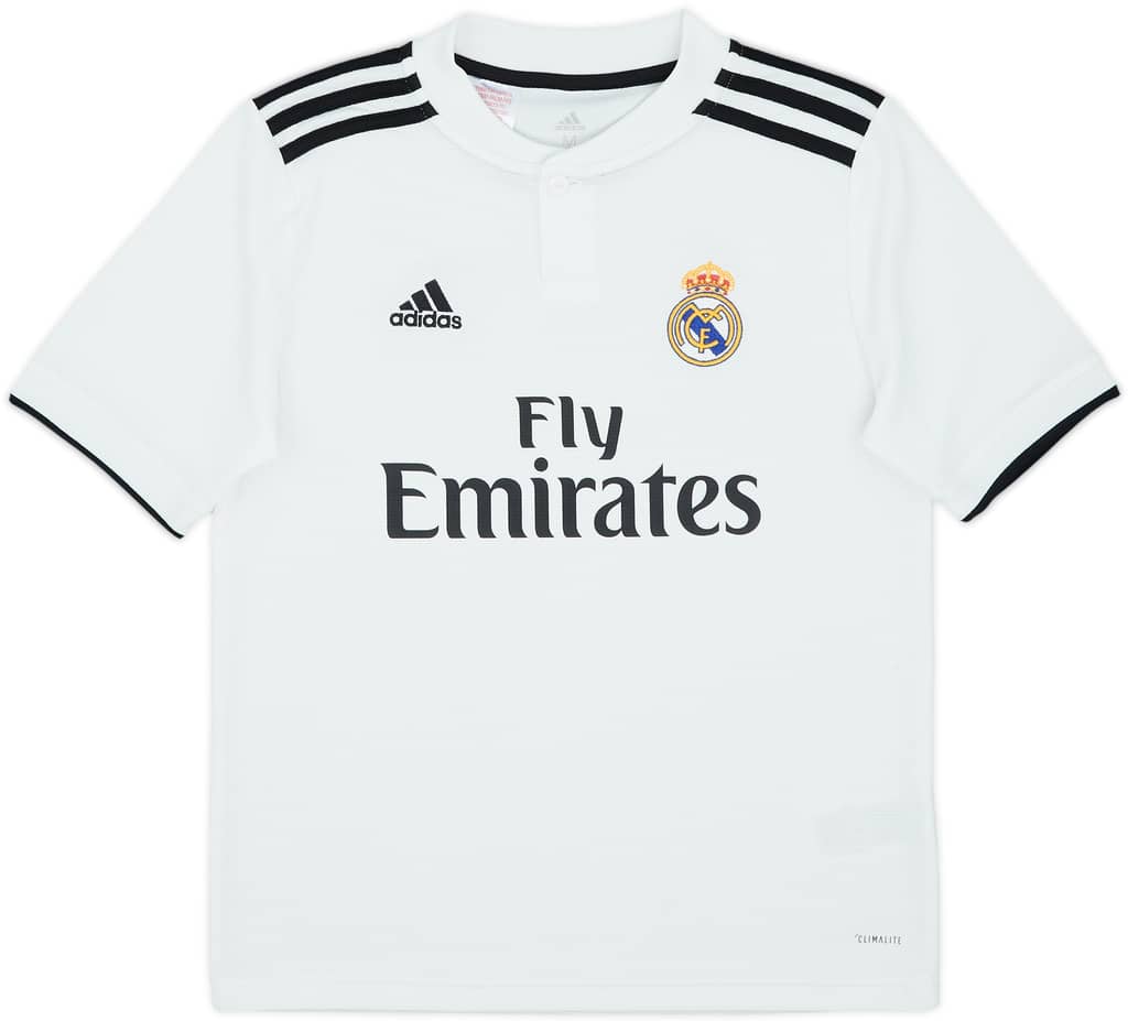 2018-19 Real Madrid Home Shirt - 8/10 - (M.Boys)