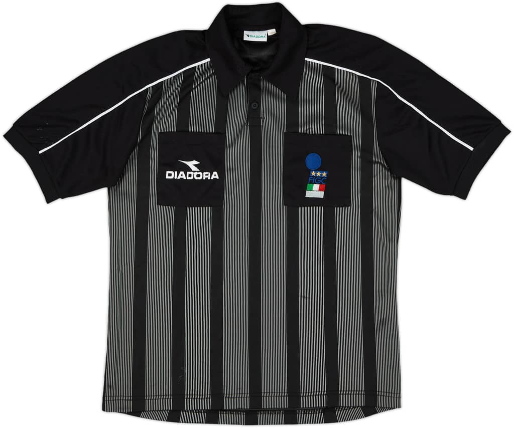 1999-00 Italy Diadora Referee Shirt - 6/10 - (L)