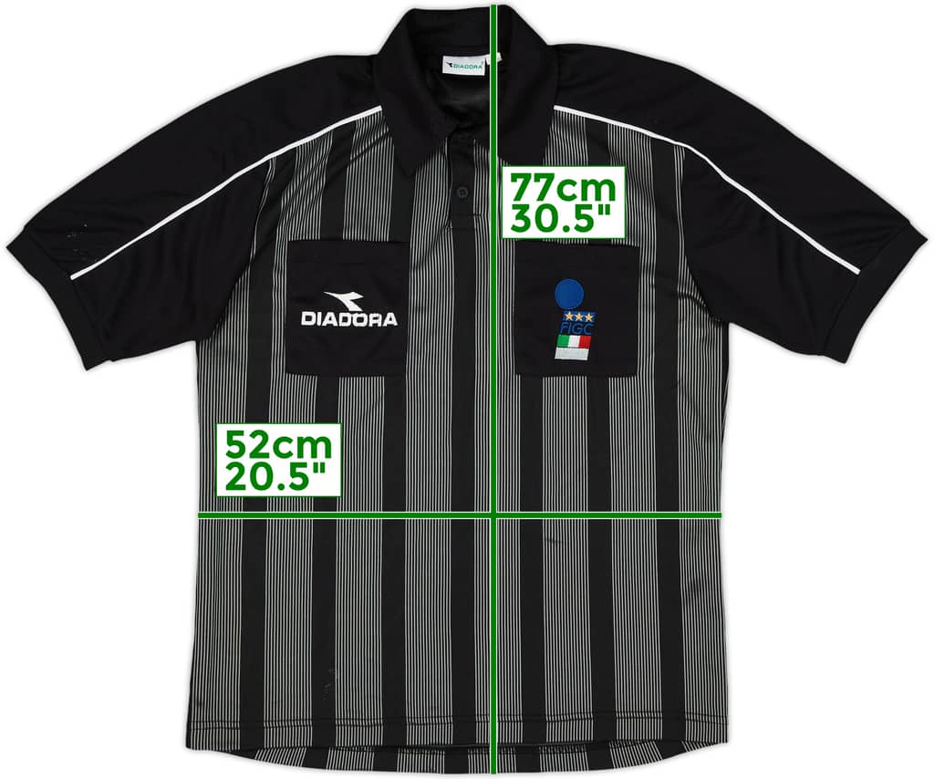 1999-00 Italy Diadora Referee Shirt - 6/10 - (L)