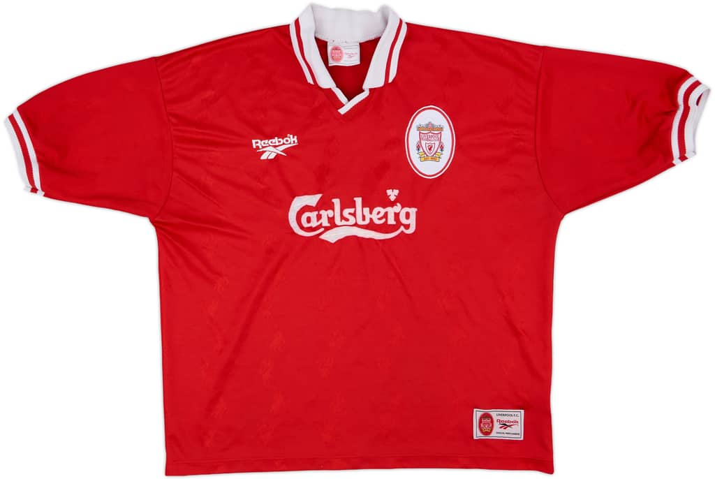 1996-98 Liverpool Home Shirt - 5/10 - (XL)