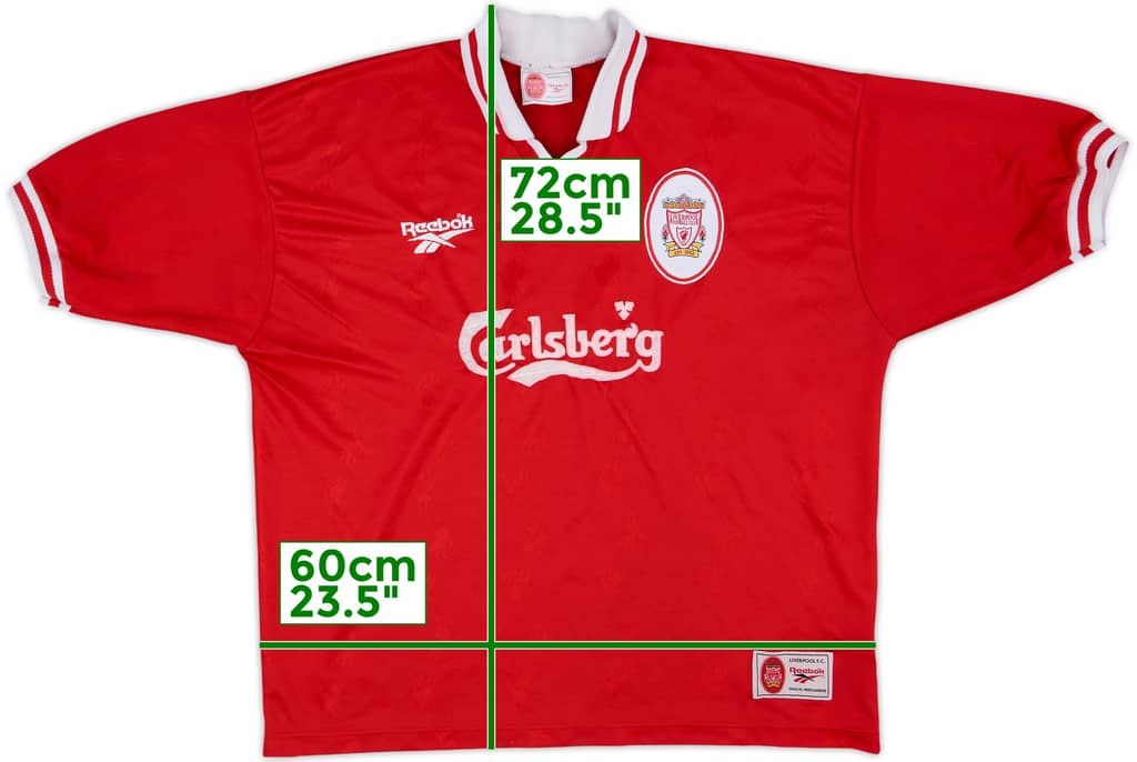 1996-98 Liverpool Home Shirt - 5/10 - (XL)