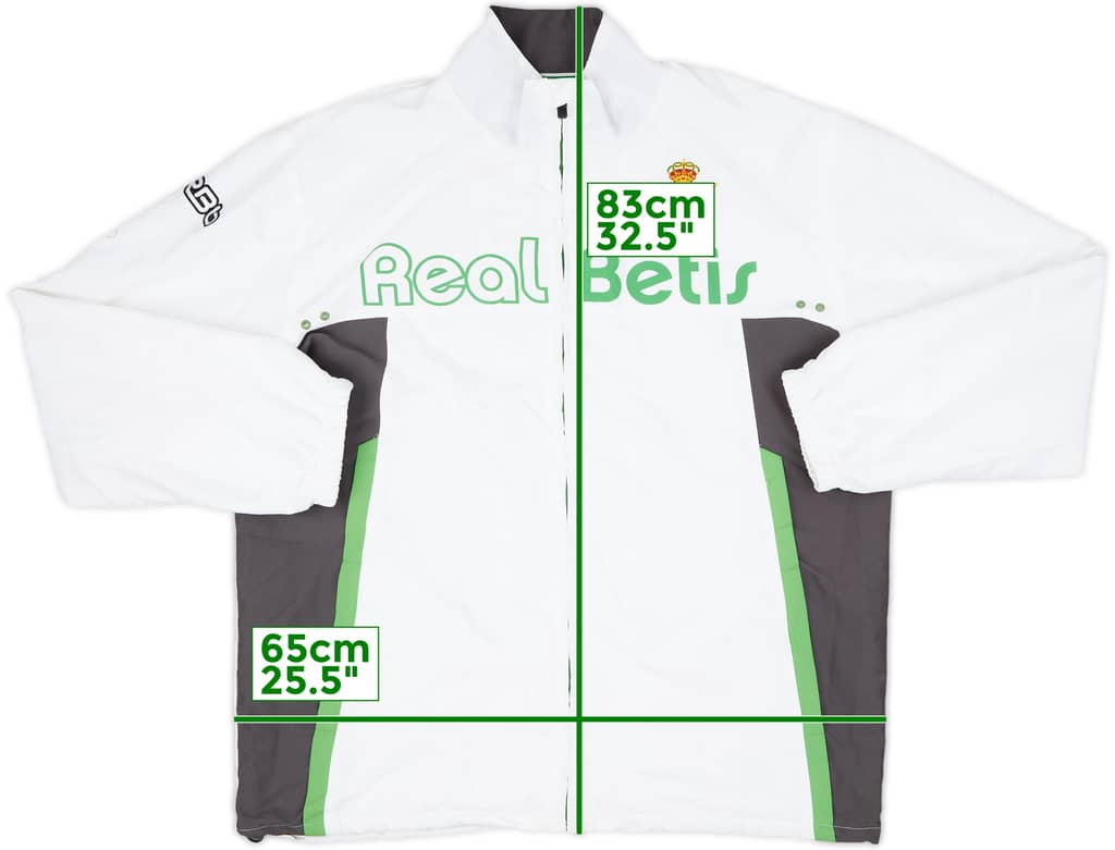 2010-11 Real Betis RBB Track Jacket - 9/10 - (XXL)