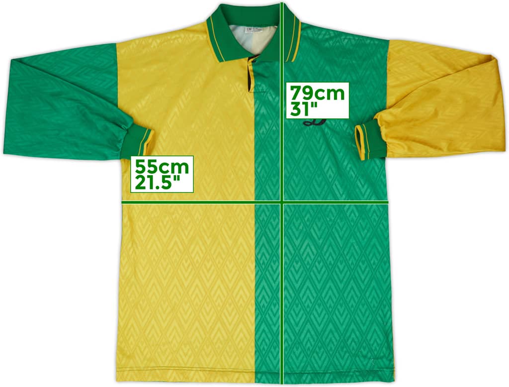 1990s Template L/S Shirt - 8/10 - (L)