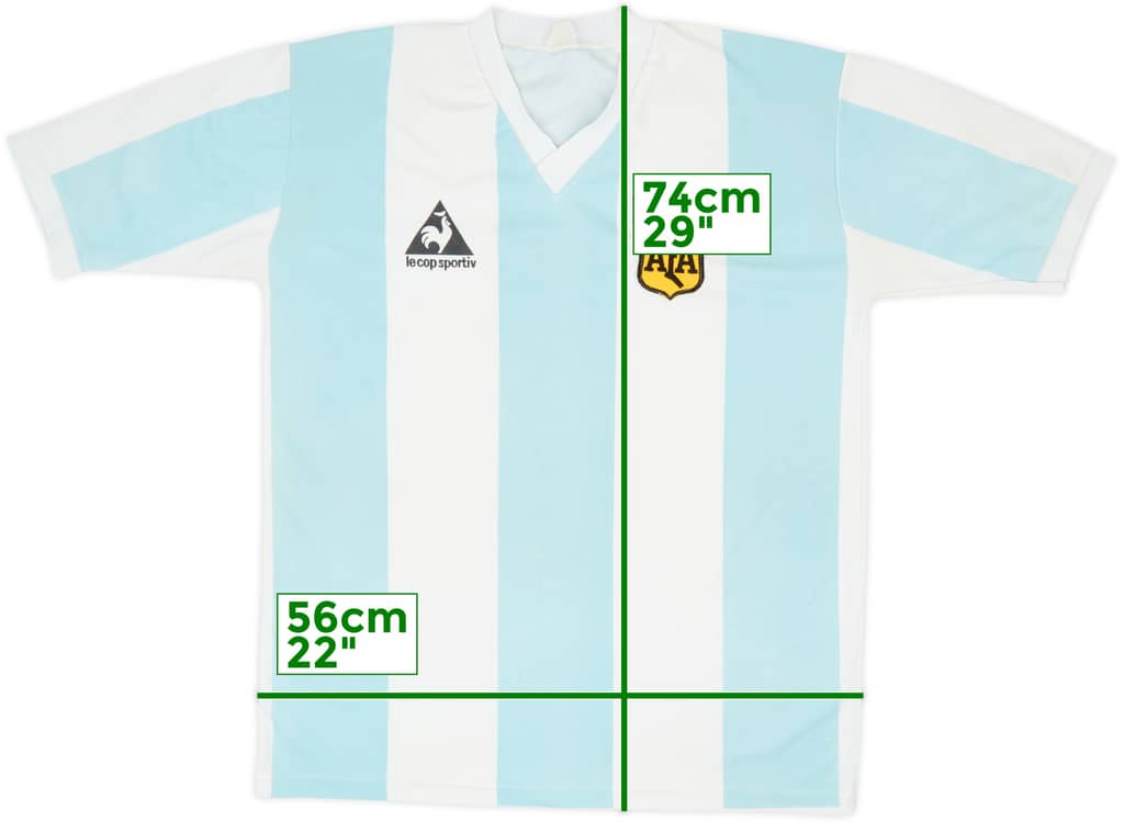 1984-86 Argentina Home Shirt - 7/10 - (XXL)