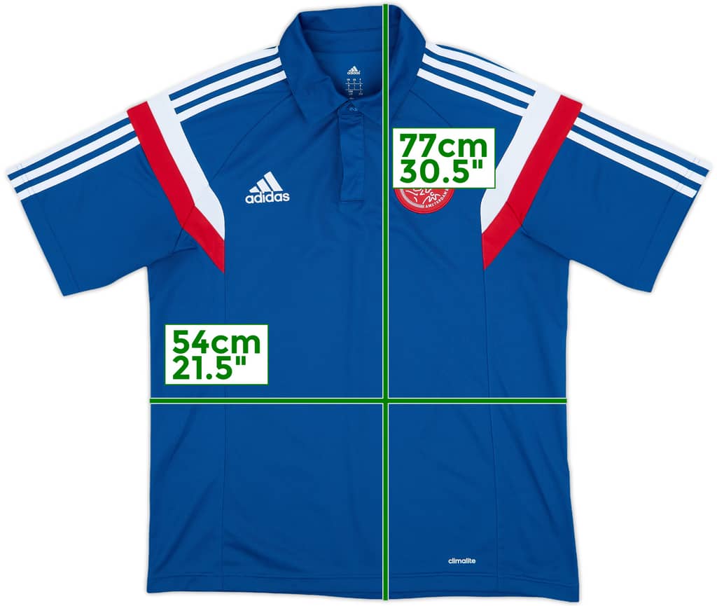 2014-15 Ajax adidas Polo Shirt - 8/10 - (L)