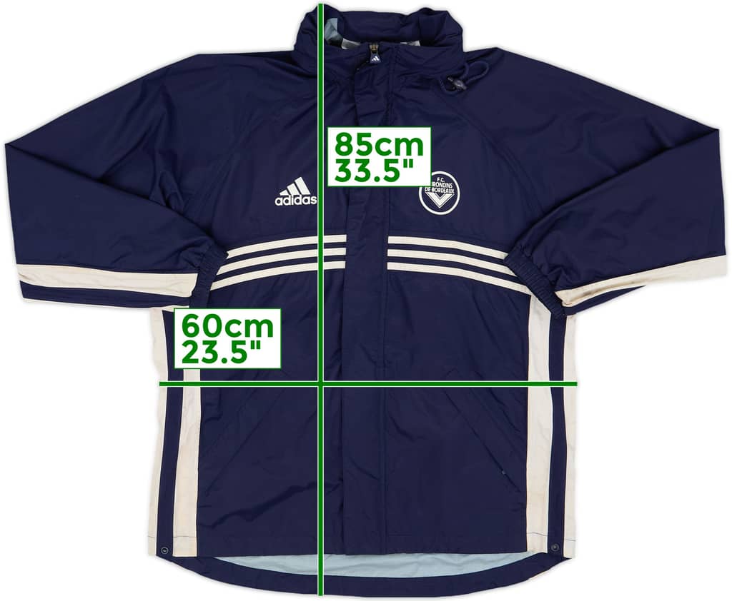 1999-00 Bordeaux adidas Hooded Rain Jacket - 7/10 - (M/L)
