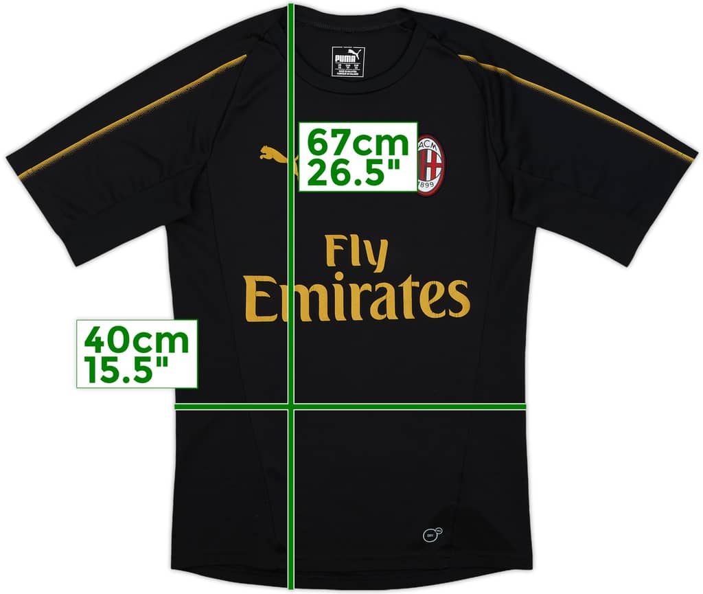 2018-19 AC Milan Puma Training Shirt - 7/10 - (XS)