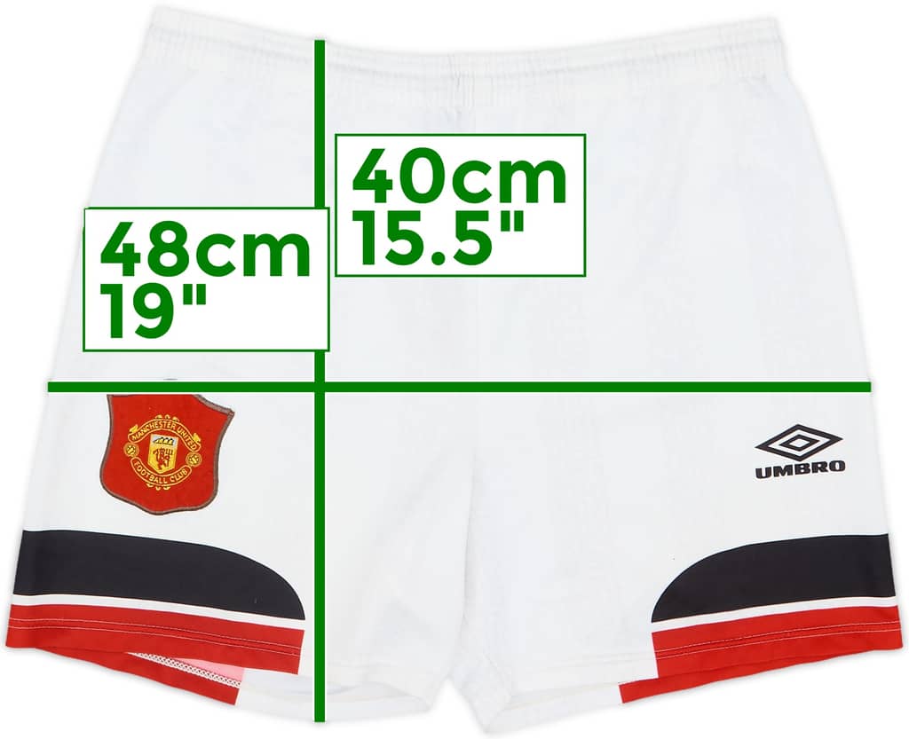 1994-96 Manchester United Home Shorts - 6/10 - (S)