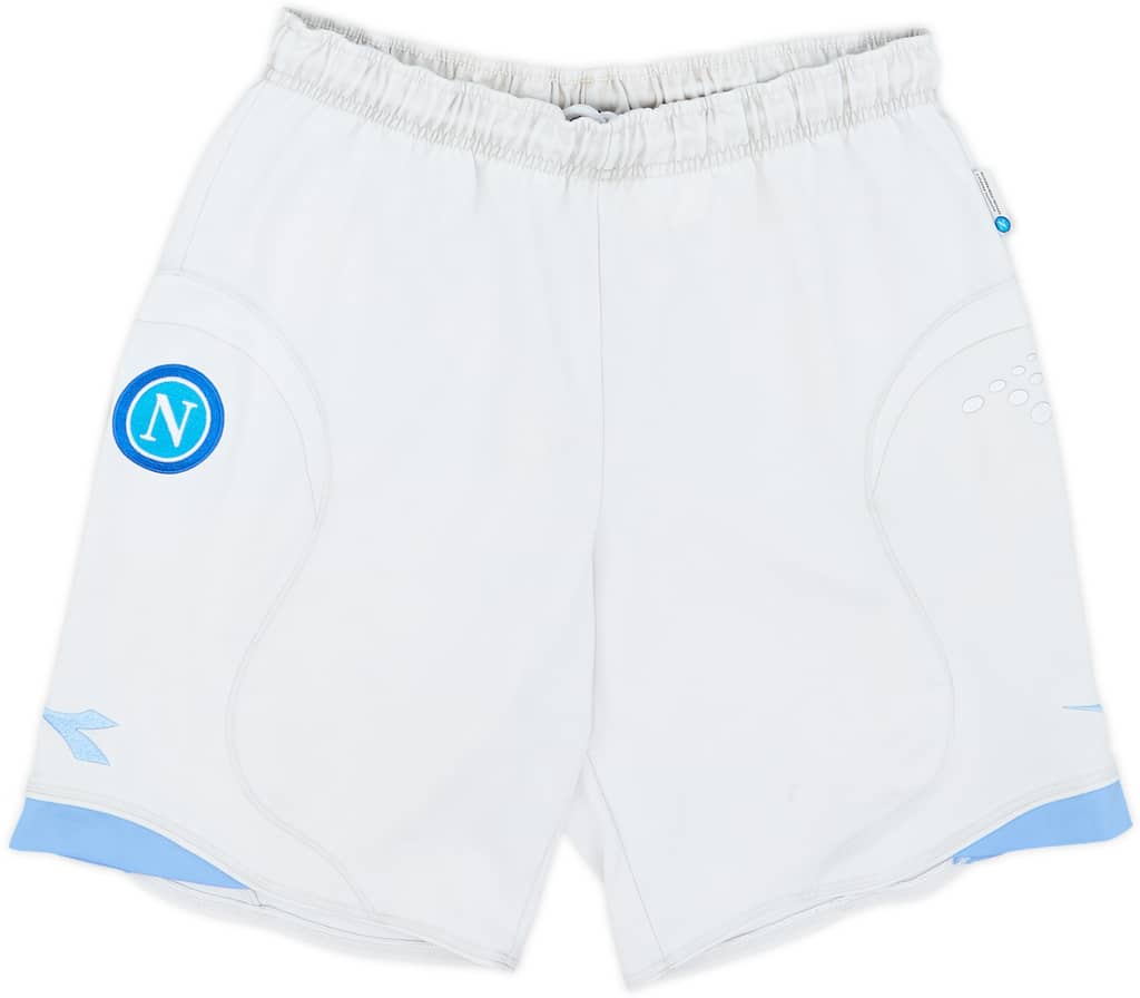 2007-08 Napoli Home Shorts - 5/10 - (S)