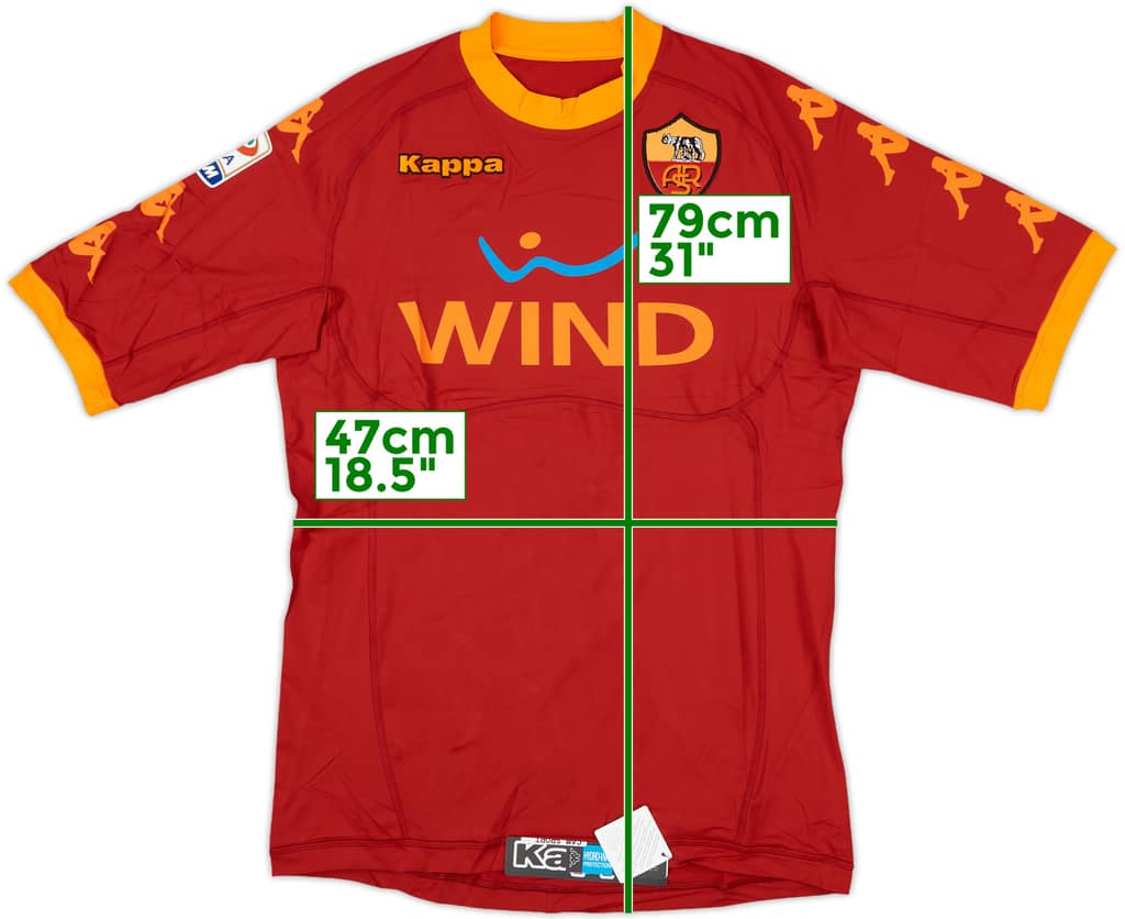 2010-11 Roma Home Shirt (XL)