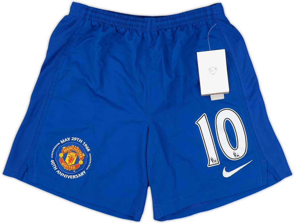 2007-08 Manchester United Fourth Shorts #10 (M.Boys)