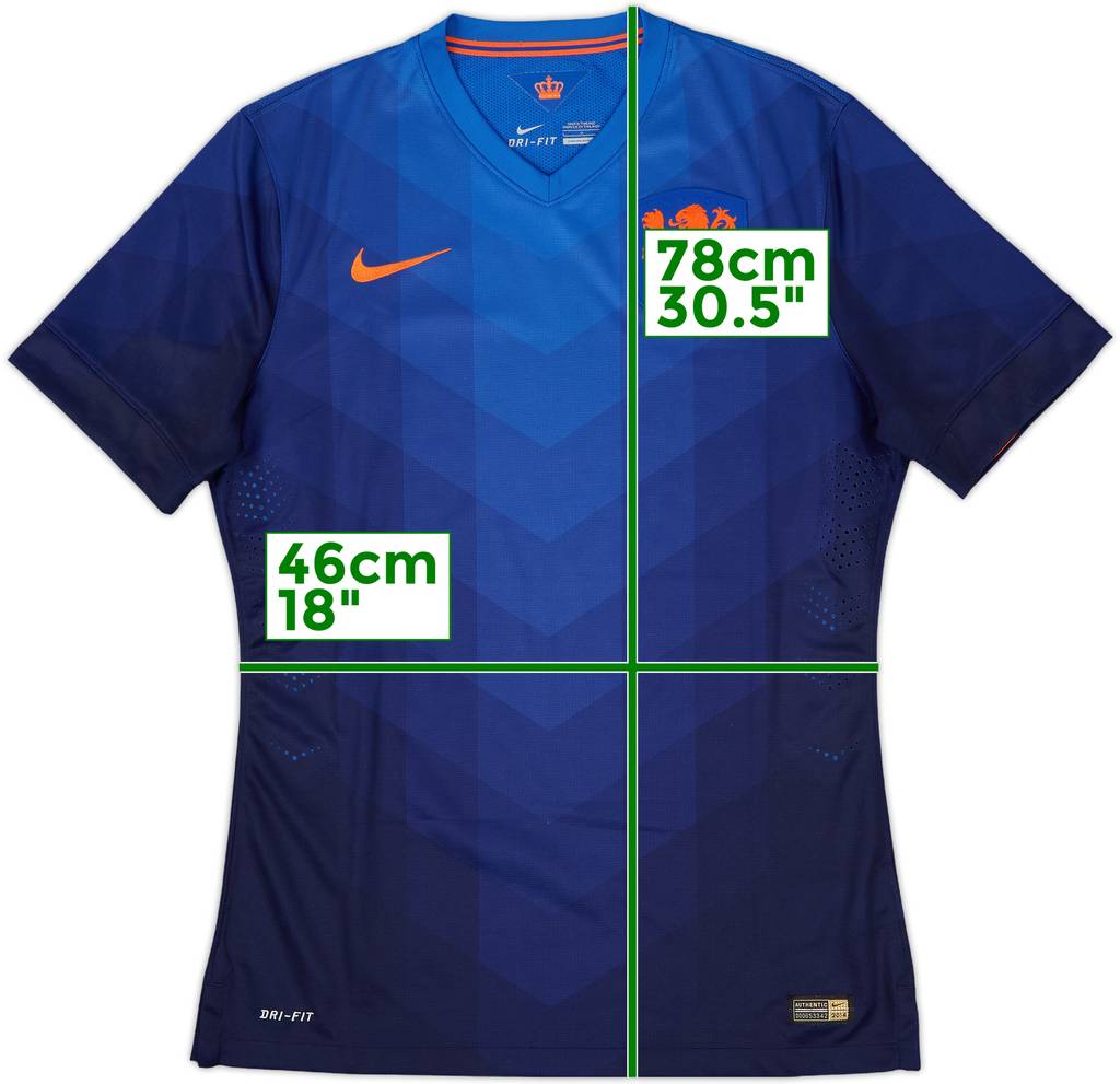 2014-15 Netherlands Authentic Away Shirt - 9/10 - (L)