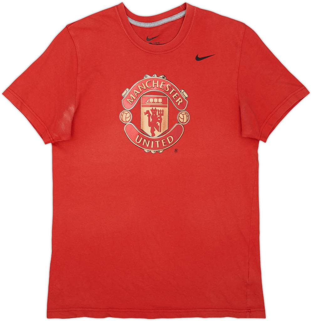 2013-14 Manchester United Nike Graphic Tee - 5/10 - (XL)