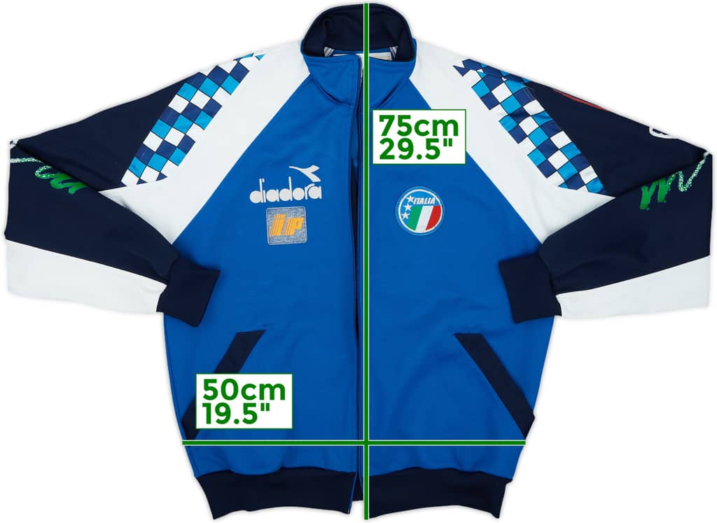 1990 Italy Diadora Track Jacket - 4/10 - (L)