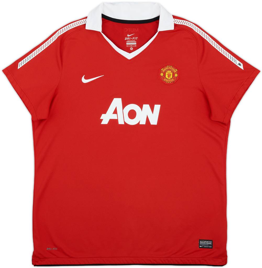 2010-11 Manchester United Home Shirt - 8/10 - (Women's XL)
