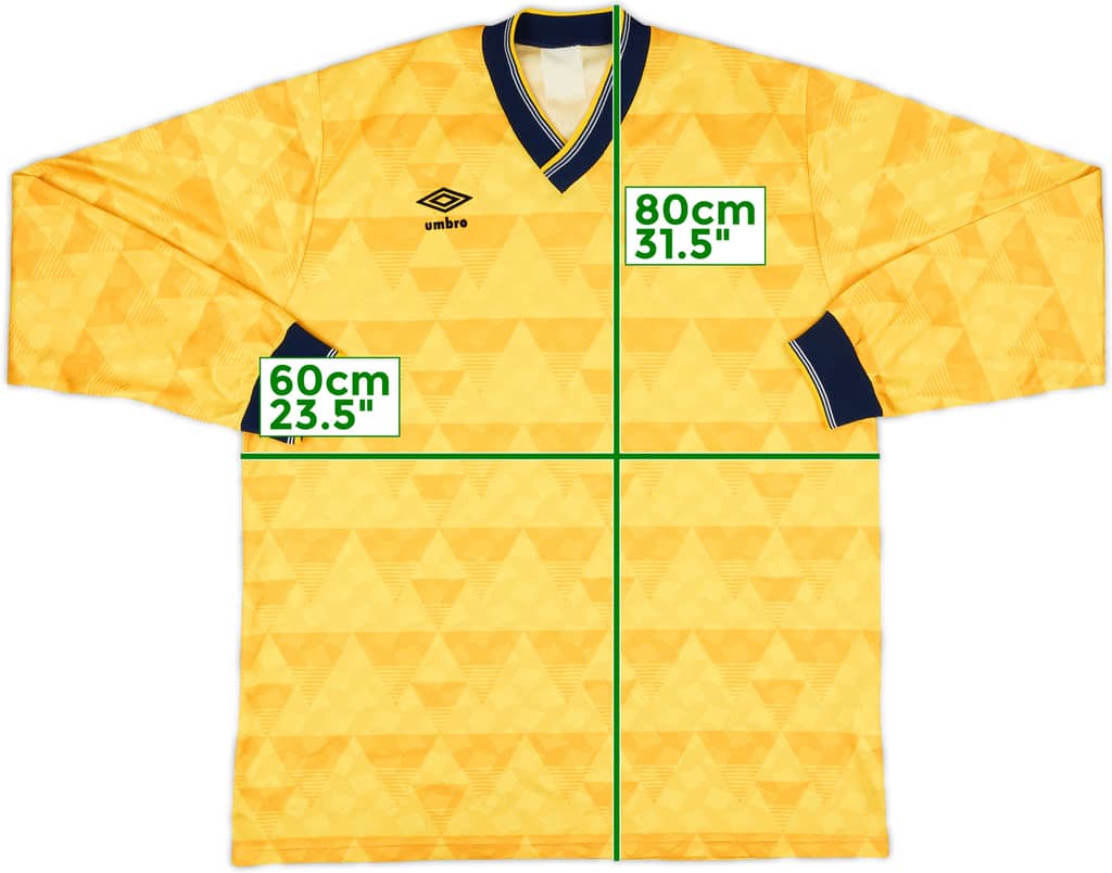 1990s Umbro Template L/S Shirt - 9/10 - (XL)