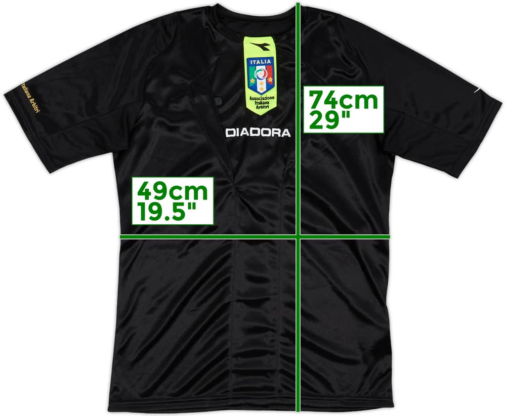 2009-10 Italy FIGC Diadora Referee Shirt - 10/10 - (S)