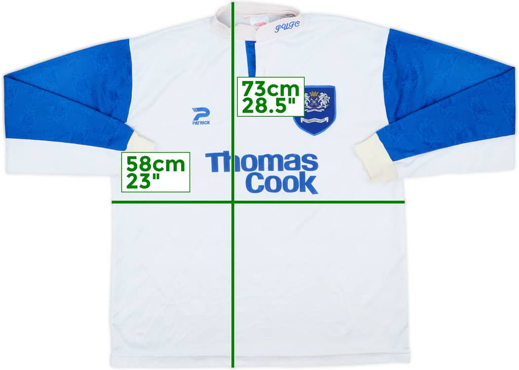 1996-97 Peterborough United Away L/S Shirt - 6/10 - (XL)