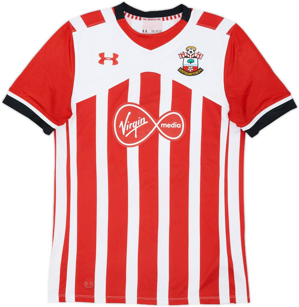 2016-17 Southampton Home Shirt - 7/10 - (XL.Boys)