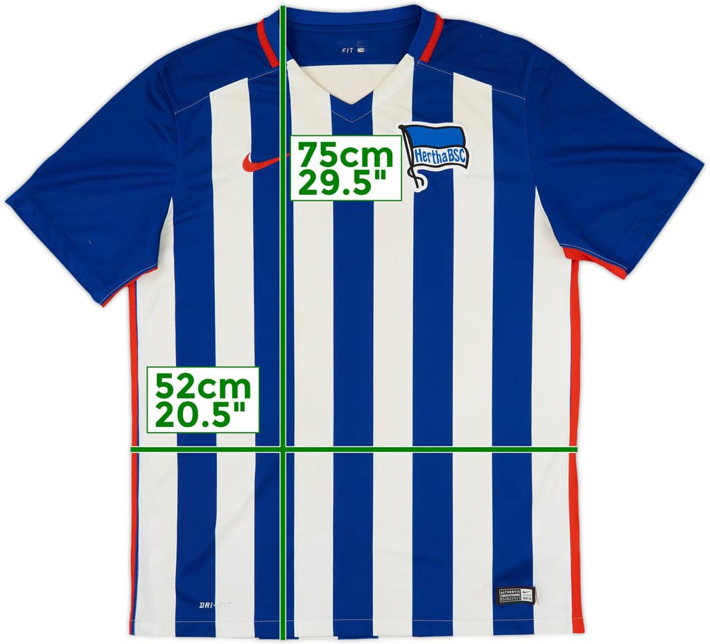 2015-16 Hertha Berlin Home Shirt - 5/10 - (L)