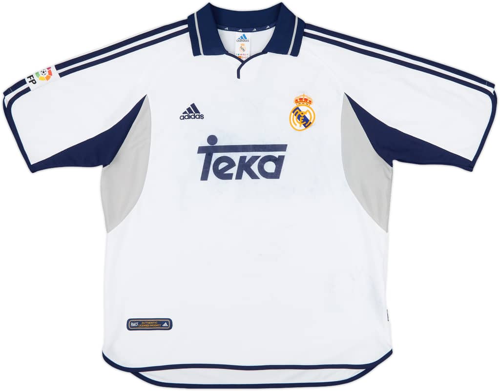 2000-01 Real Madrid Home Shirt - 3/10 - (XL)