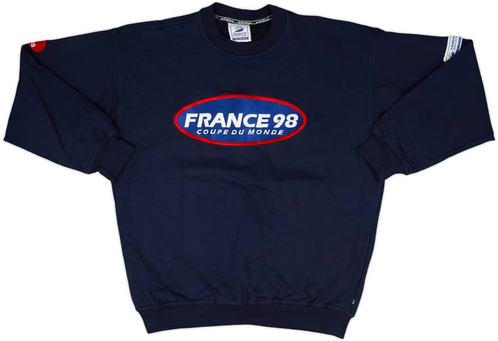 1998 France adidas 'Coupe De Monde' Sweat Top - 8/10 - (S)