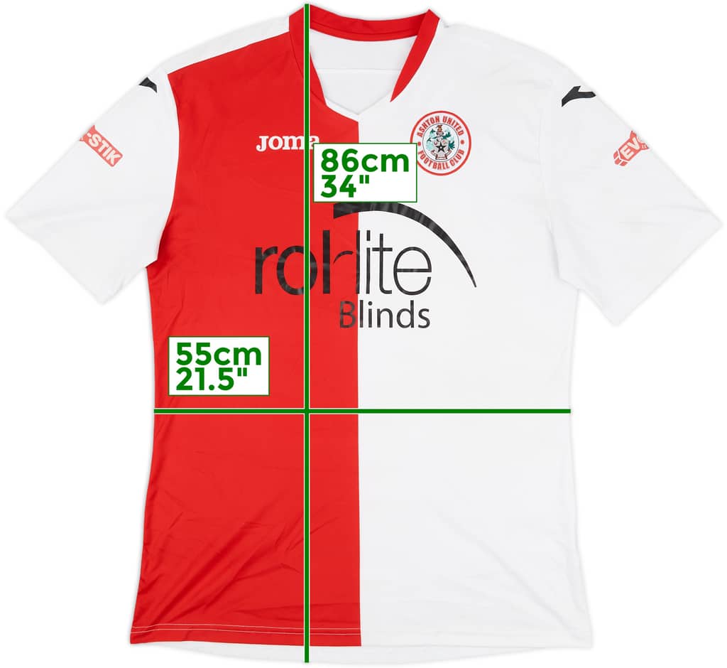 2015-16 Ashton United Home Shirt - 9/10 - (XL)