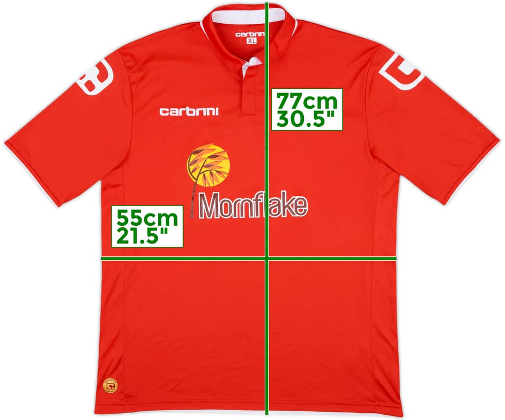2012-13 Crewe Alexandra Home Shirt - 7/10 - (XL)