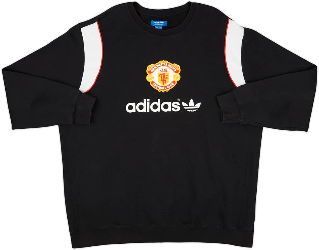 2015-16 Manchester United adidas Originals Sweat Top - 8/10 - (XXL)