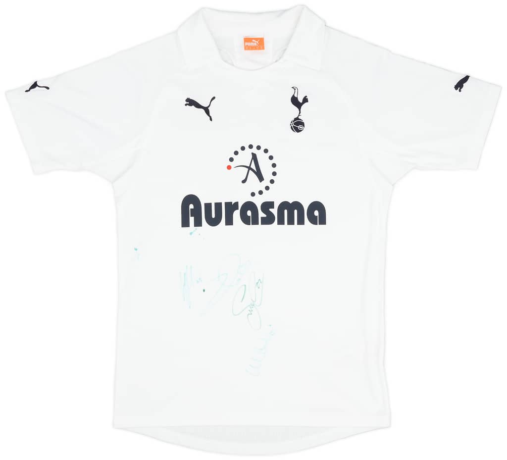2011-12 Tottenham Signed Home Shirt - 8/10 - (S)