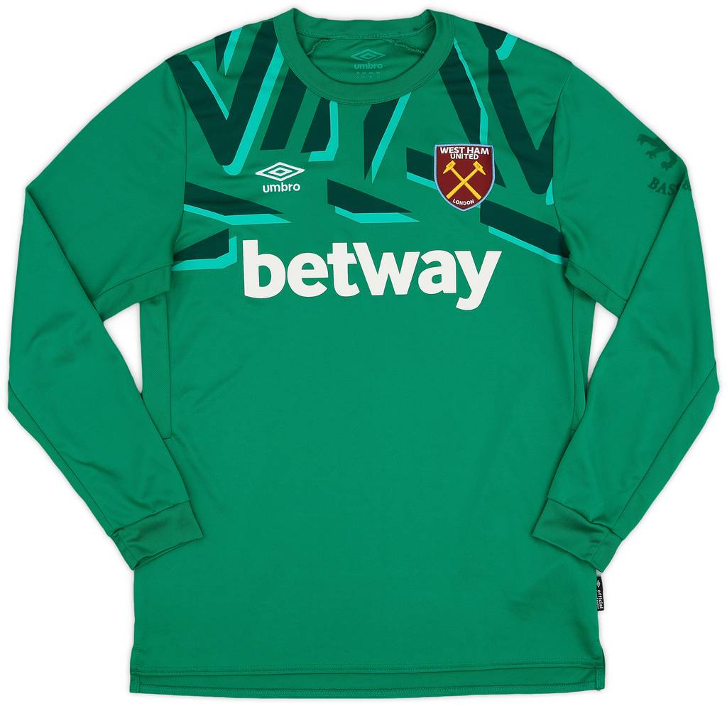2019-20 West Ham GK Shirt - 9/10 - (L)