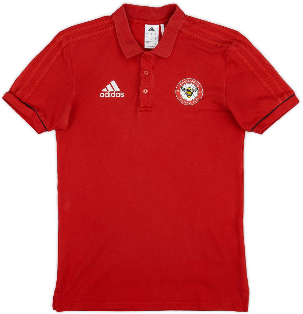2017-18 Brentford adidas Polo Shirt - 8/10 - (S)