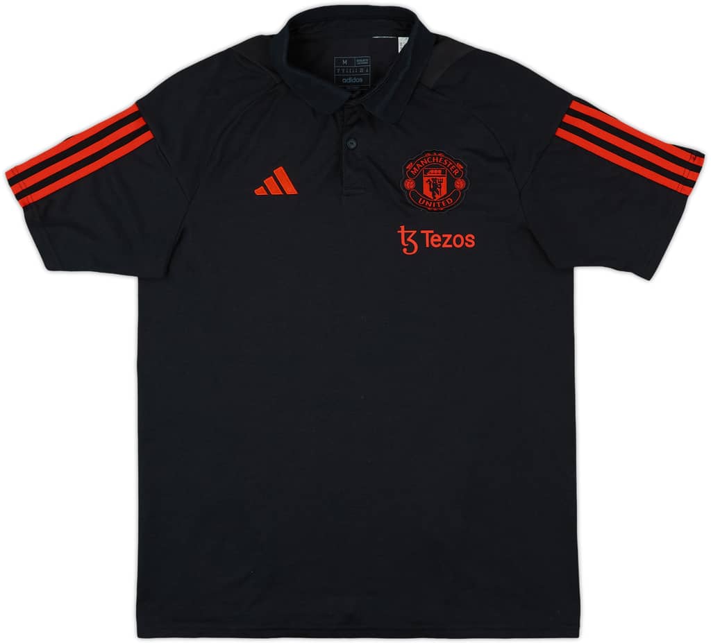 2023-24 Manchester United adidas Polo Shirt - 9/10 - (M)