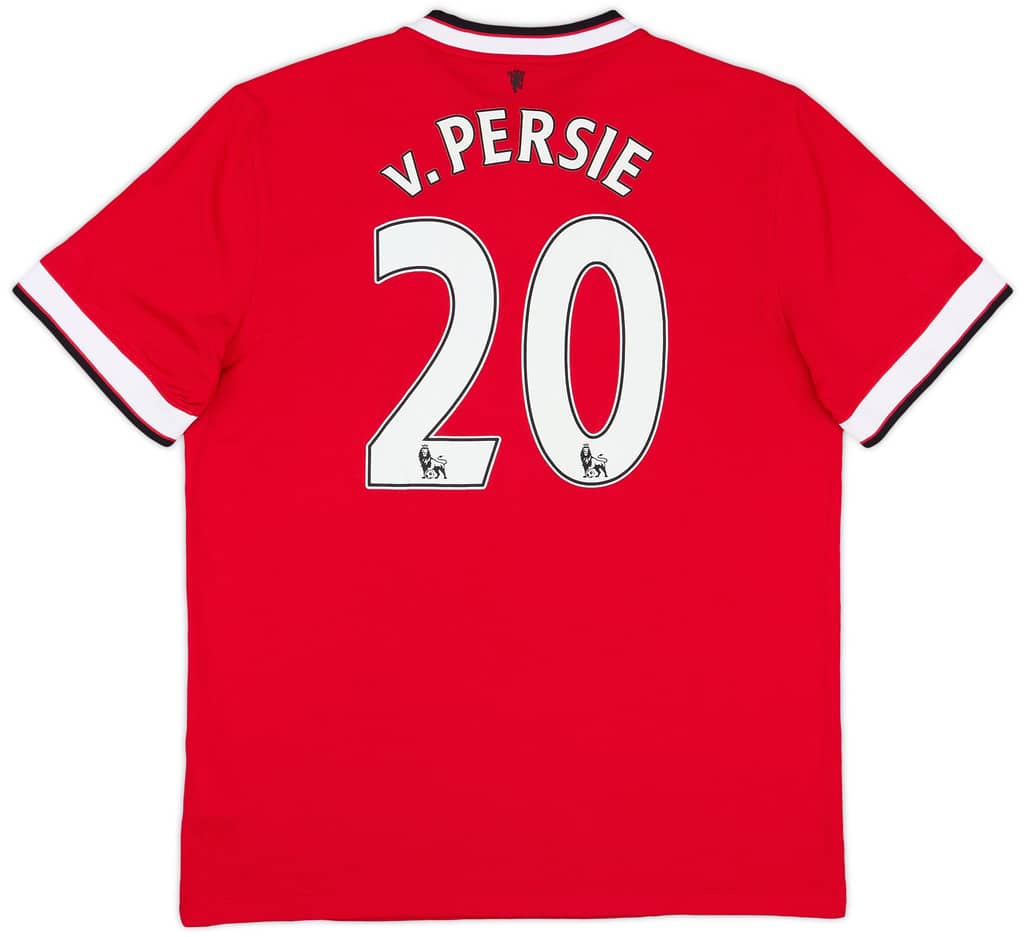 2014-15 Manchester United Home Shirt v.Persie #20 - 8/10 - (S)