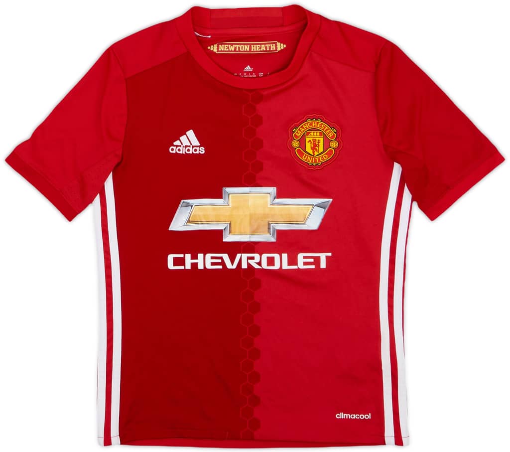 2016-17 Manchester United Home Shirt - 6/10 - (S.Boys)
